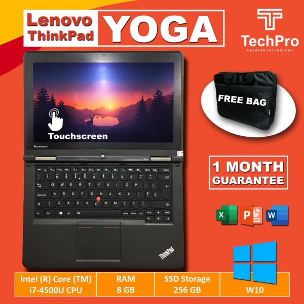 Laptop Lenovo Thinkpad Yoga TOUCHSCREEN CI7 Gen 4th Intel Core i7 4500u@1.70ghz RAM 8 GB SSD 256 GB