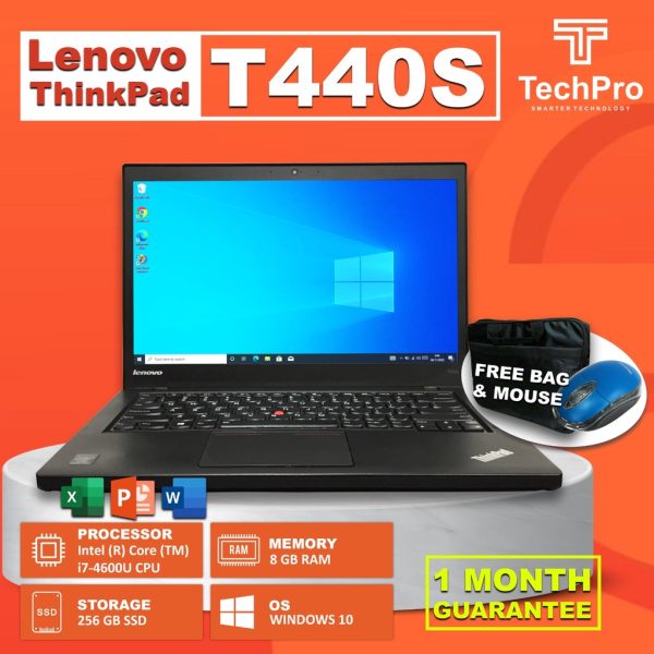 Laptop Lenovo Thinkpad T440s Ci7 Gen 4TH RAM 8GB SSD 256